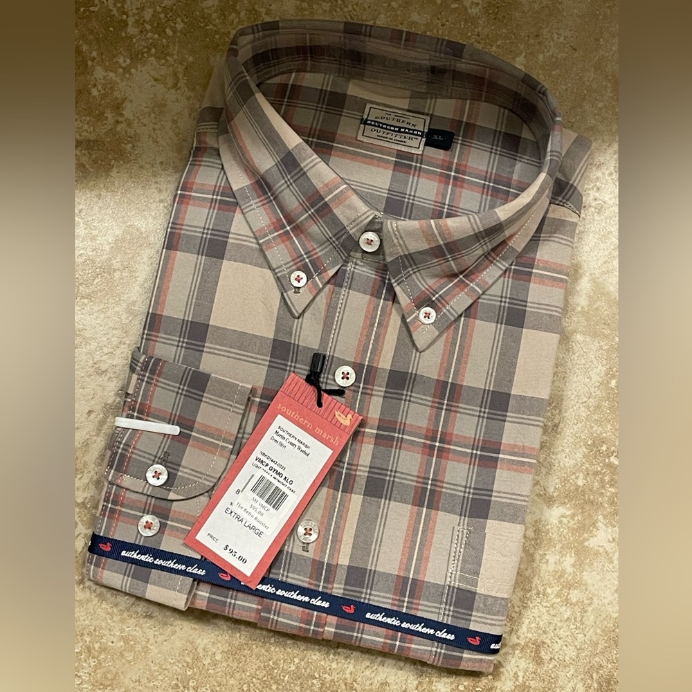 Southern Marsh Long Sleeve Button Down Shirt